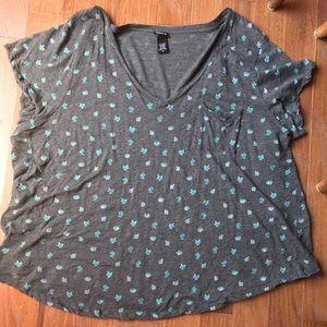 Torrid Cactus pocket tee